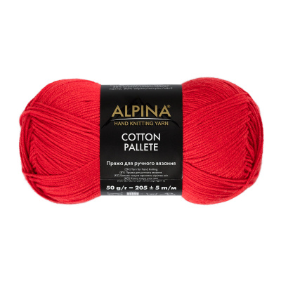 Пряжа ALPINA Cotton Pallete 50% хлопок, 50% акрил 1 х 50 г 205 ± 5 м