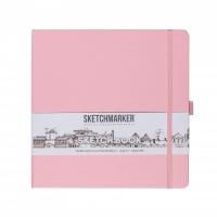 Блокнот для зарисовок SKETCHMARKER 140 г/м2 20 x 20 см 80 л, твердая обложка, Розовый MP2315005SM
