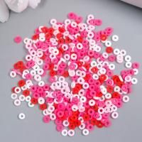 Бусины для творчества PVC "Колечки розовые" ≈ 330 шт 0.1 x 0.4 x 0.4 см SIM-9127286