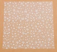 Лист ацетатный 30.5 x 30.5 см "Белые звезды" 3727216
