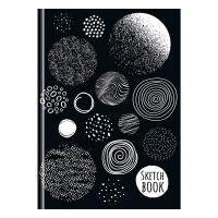 Скетчбук 100л. A5 BG "Black&white" 7БЦ, 100 г/м2, матовая ламинация RE-С5т100_лм_11291