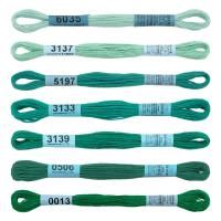 Набор мулине GAMMA "Спектр" 100% хлопок 7 x 8 м Emerald MGS-334