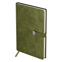Ежедневник недатированный A5 136л. BG "Scale. Khaki" кожзам, твердый переплет, магнитная застежка, карман RE-DuA5_61348