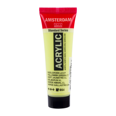 Краска акриловая AMSTERDAM туба 20 мл №664 Зелёный с жёлтым оттенком светлый RT17046640