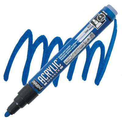 Маркер акриловый PEBEO Acrylic Marker №1 4 мм 1 шт ACM-201517 (205817) циан