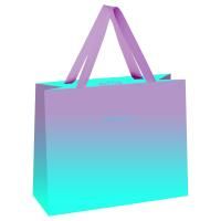Пакет подарочный 32 x 26 x 12 см MESHU "Duotone. Turquoise-Lilac gradient" фольгир., мат RE-MS_52019
