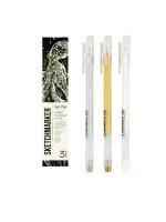 Набор гелевых ручек SKETCHMARKER Gel 0.6 мм 3 шт: белая, золото, серебро, в карт. упаковке MPSMGP-SET1