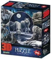 Стерео-пазл Prime 3D "Коллаж "Волки" 500 деталей, 6+ JZL-32525