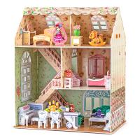 3D пазл CubicFun Серия "Домики" Домик для куклы, 160 деталей UT-P645h