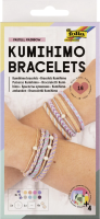 Набор для плетения браслетов кумихимо FOLIA Pastel Rainbow, 16 предметов FL-32039
