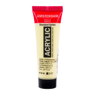 Краска акриловая AMSTERDAM туба 20 мл №217 Лимонный жёлтый светлый перманентный RT17042170