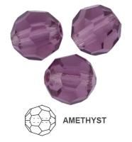 Бусины Чехия PRECIOSA 451-19-602 8 мм 1 шт 12 фиолетовый/amethyst