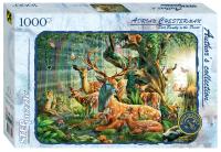 Пазл Step Puzzle 1000 "Авторская коллекция. Мир лесных животных" STP-79550