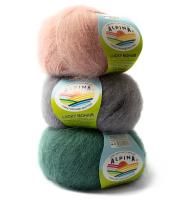 Пряжа ALPINA Lucky Mohair 60% кид мохер, 40% акрил 50 г 150 м ± 5 м