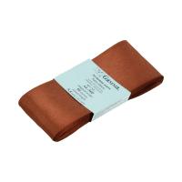 Лента атласная GAMMA 50 мм (2") 5.4 м №100 т.коричневый AL-50P-100