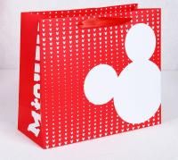 Пакет подарочный "Mickey" 18 х 23 х 10 см Микки Маус 3908780