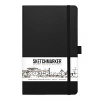 Блокнот для зарисовок SKETCHMARKER Domino 140 г/м2 13 x 21 см 80 л, белая бумага, твердая обложка MP23141003SM