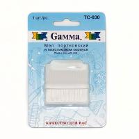 Мел портновский с точилкой GAMMA 1 шт белый в блистере TC-030