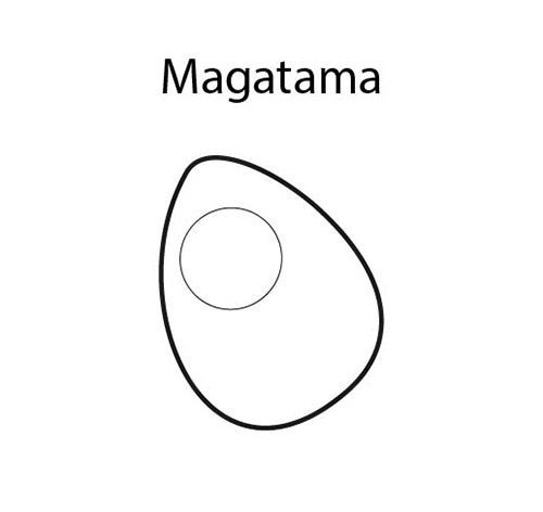 Бисер Япония TOHO MAGATAMA №2 3 мм 5 г №0086 т.фиолетовый TOHO-MGT-0086