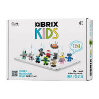 Конструктор QBRIX KIDS Мир роботов MAGГевис30026