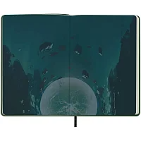 Записная книжка А5 80л. Greenwich Line "Future. Lightning ball" ЛАЙТ, кожзам, с резинкой, тиснение фольгой, блок в линию RE-NA5_51388