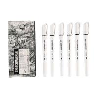 Набор ручек капиллярных (линеров) SKETCHMARKER 6 шт (0.05, 0.1, 0.2, 0.3, 0.4, 0.5 мм) NEW MPSMPL-set6