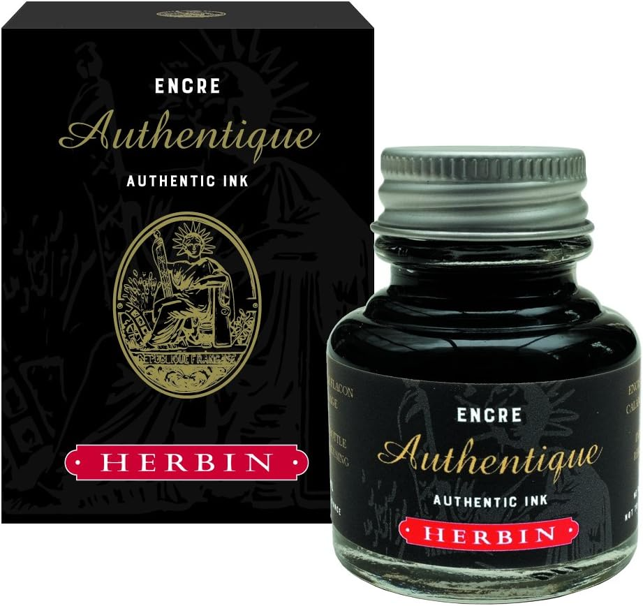 Тушь для каллиграфии J. Herbin «Authentique» 30 мл Черная.png