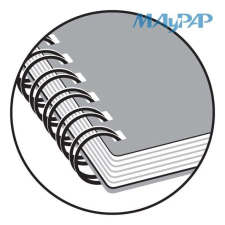 Скетчбук MayArt 200 г/м2 A4 297 x 210 мм 15 л, экстрабелые листы, на гребне MA00032