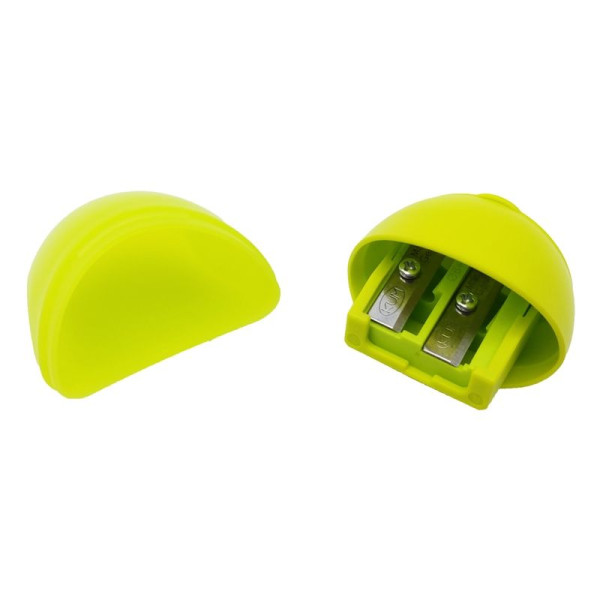 Точилка KUM Pencil-Pal K2, 2 отверстия, пластиковая, контейнер, ассорти KUM-1024721