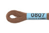 Нитки для вышивания GAMMA мулине (0207-0819) 8 м №0807 св.коричнев. MG-0807
