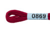 Нитки для вышивания GAMMA мулине (0820-3070) 8 м №0869 вишневый MG-0869