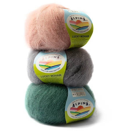 Пряжа ALPINA Lucky Mohair 60% кид мохер, 40% акрил 50 г 150 м ± 5 м
