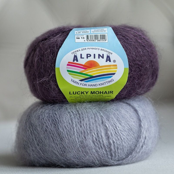 Пряжа ALPINA Lucky Mohair 60% кид мохер, 40% акрил 50 г 150 м ± 5 м