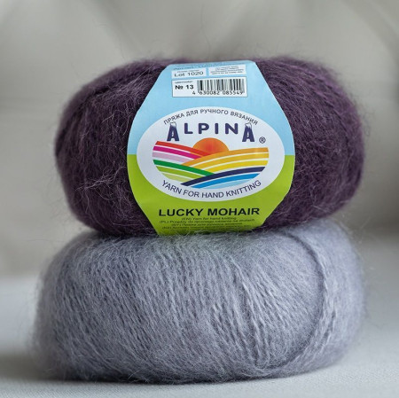 Пряжа ALPINA Lucky Mohair 60% кид мохер, 40% акрил 50 г 150 м ± 5 м