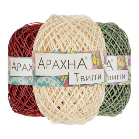 Пряжа ARACHNA Twiggy 100% целлюлоза 50 г 80 м