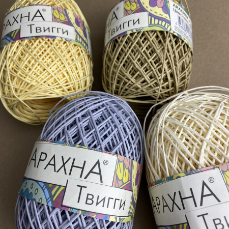 Пряжа ARACHNA Twiggy 100% целлюлоза 50 г 80 м