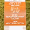 Пряжа Пехорская ПТ "Успешная" 100% мерсеризованный хлопок 1 х 50 г 220 м №760 оливковый PEH-USP-760