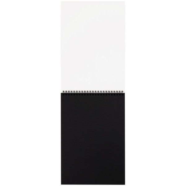 Скетчбук 40л. А4 ArtSpace "Black line. Horse" 120 г/м2, на гребне, черный блок RE-SkА440_38362