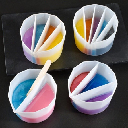 Стаканчик силиконовый для Флюид Арт, 2 секции SIM-9321725