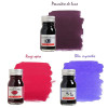 Набор для каллиграфии J. Herbin «Memoirs to the pen» блокнот A6, гусиное перо, тушь 3 x 10 мл RH-27504T