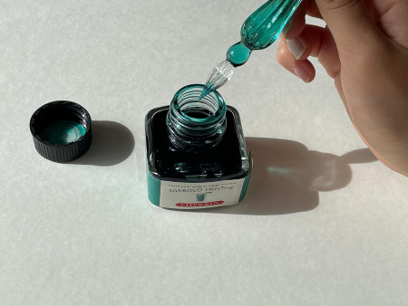 Ручка-перо стеклянная J. Herbin 18 см Бирюзовая RH-21433T