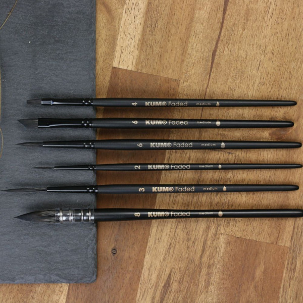 Кисть круглая KUM Faded Round синтетика №4 KUM-5150319