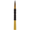 Кисть художественная синтетика ГАММА "Gold Brush" круглая №4 французское крепление, короткая ручка RE-1000004