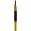 Кисть художественная синтетика ГАММА "Gold Brush" круглая №8 французское крепление, короткая ручка RE-1000008