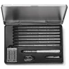 Набор для графики и эскизов CRETACOLOR Monolith Box Graphite 11 предметов, мет.пенал CR20430