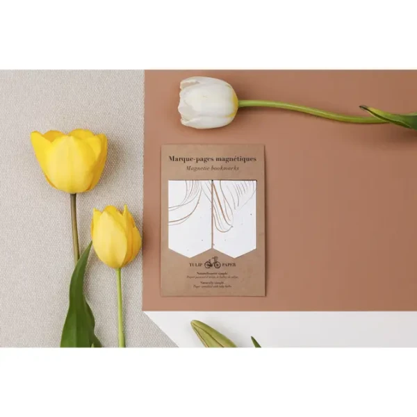 Закладки магнитные CLAIREFONTAINE Tulip Paper 2 шт 7.5 x 4 см RH-813072C