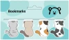 Закладки магнитные для книг 4 шт MESHU Kittens RE-MS_39404
