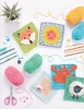 Книга АС: 3D квадраты. 100 эксклюзивных схем для вязания крючком G-859993
