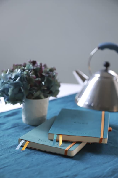 Блокнот RHODIA Goalbook A5 90 г/м2 120 л, в точку, мягк.обл., на резинке, сиреневый RH-117751C