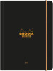Блокнот RHODIA Unlimited A5+ 80 г/м2 60 л, в клетку, мягк.обл., на резинке, черный RH-118759C